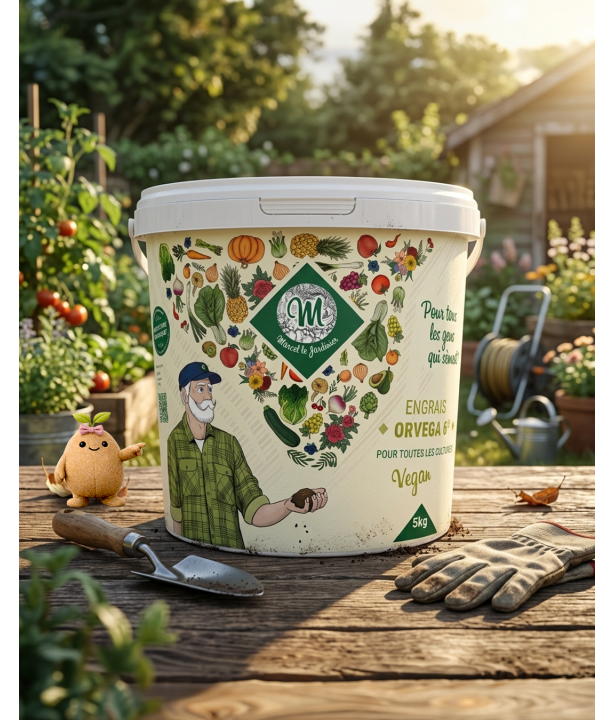 ORVEGA 6 - Engrais organo-minéral VEGAN jardin | Marcel le Jardinier ORVEGA 6 - Engrais organo-minéral VEGAN jardin | Marcel le Jardinier