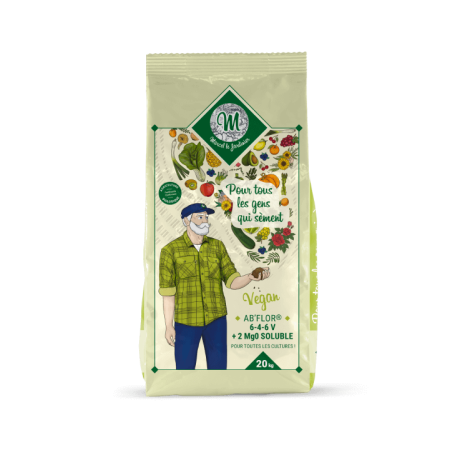 ORVEGA 6 - Engrais organo-minéral VEGAN jardin | Marcel le Jardinier ORVEGA 6 - Engrais organo-minéral VEGAN jardin | Marcel le Jardinier